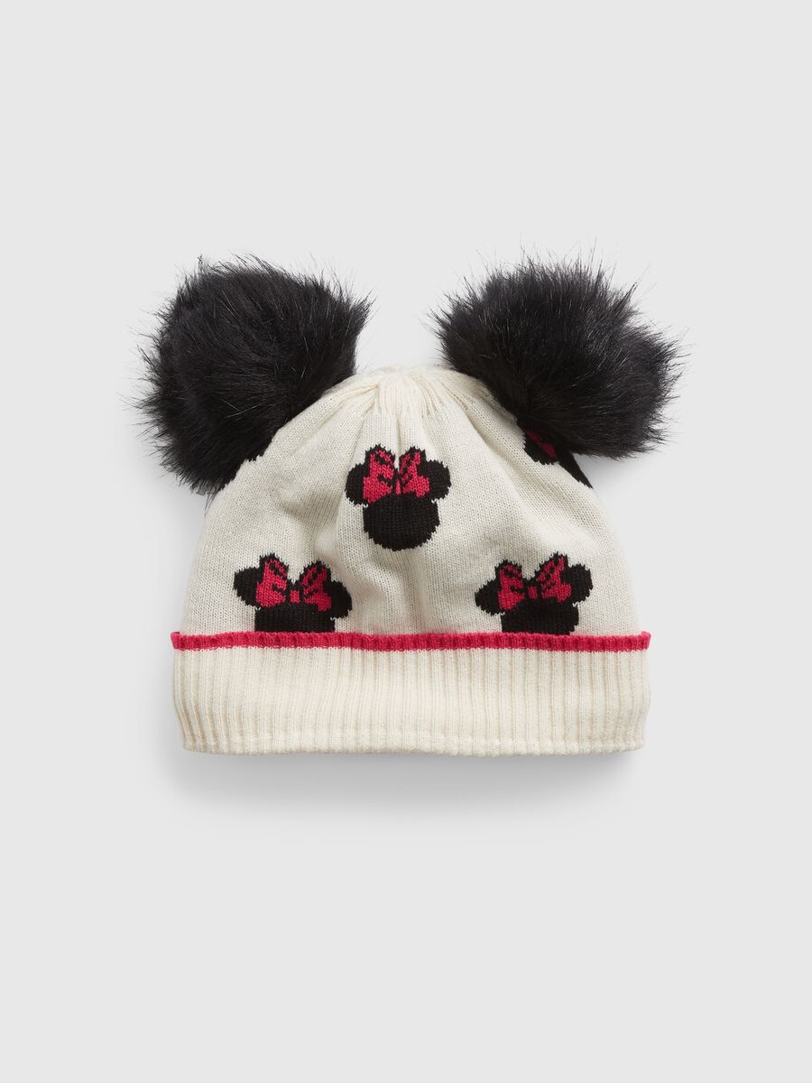 Disney Baby Minnie Mouse hat with pompom Newborn Boy_0