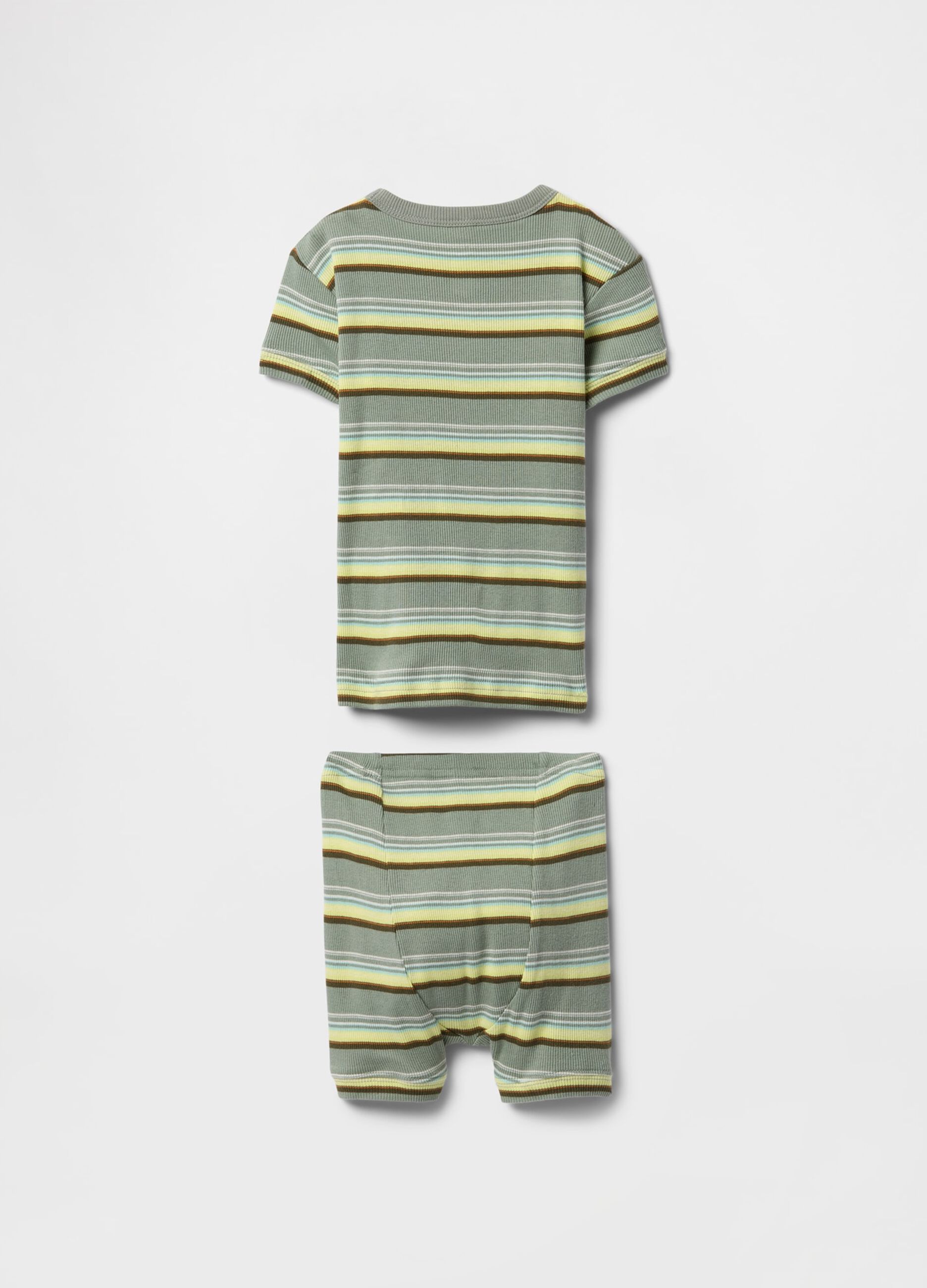 Pigiama a righe multicolor per bambini_1