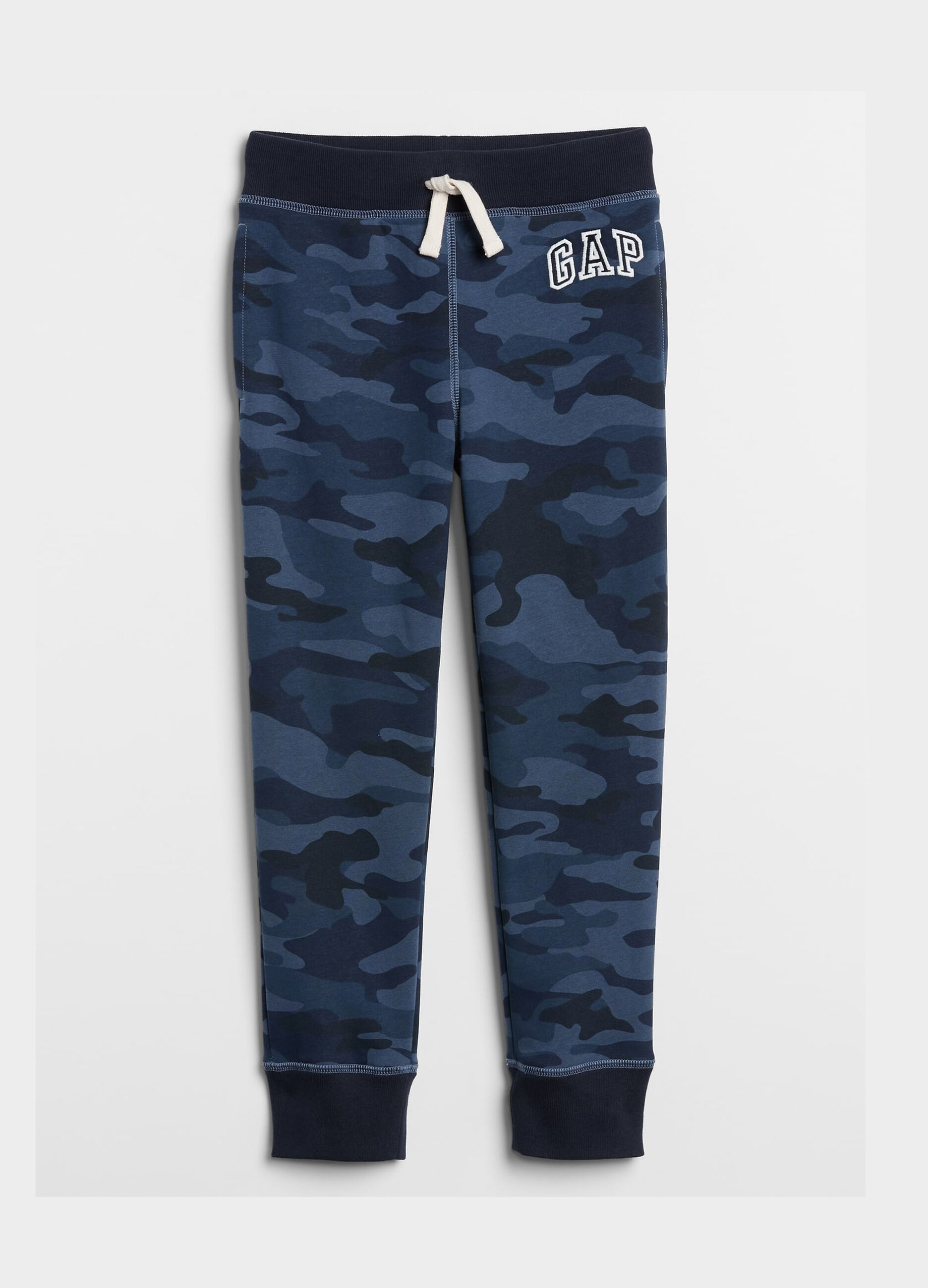 Plush joggers with embroidered logo