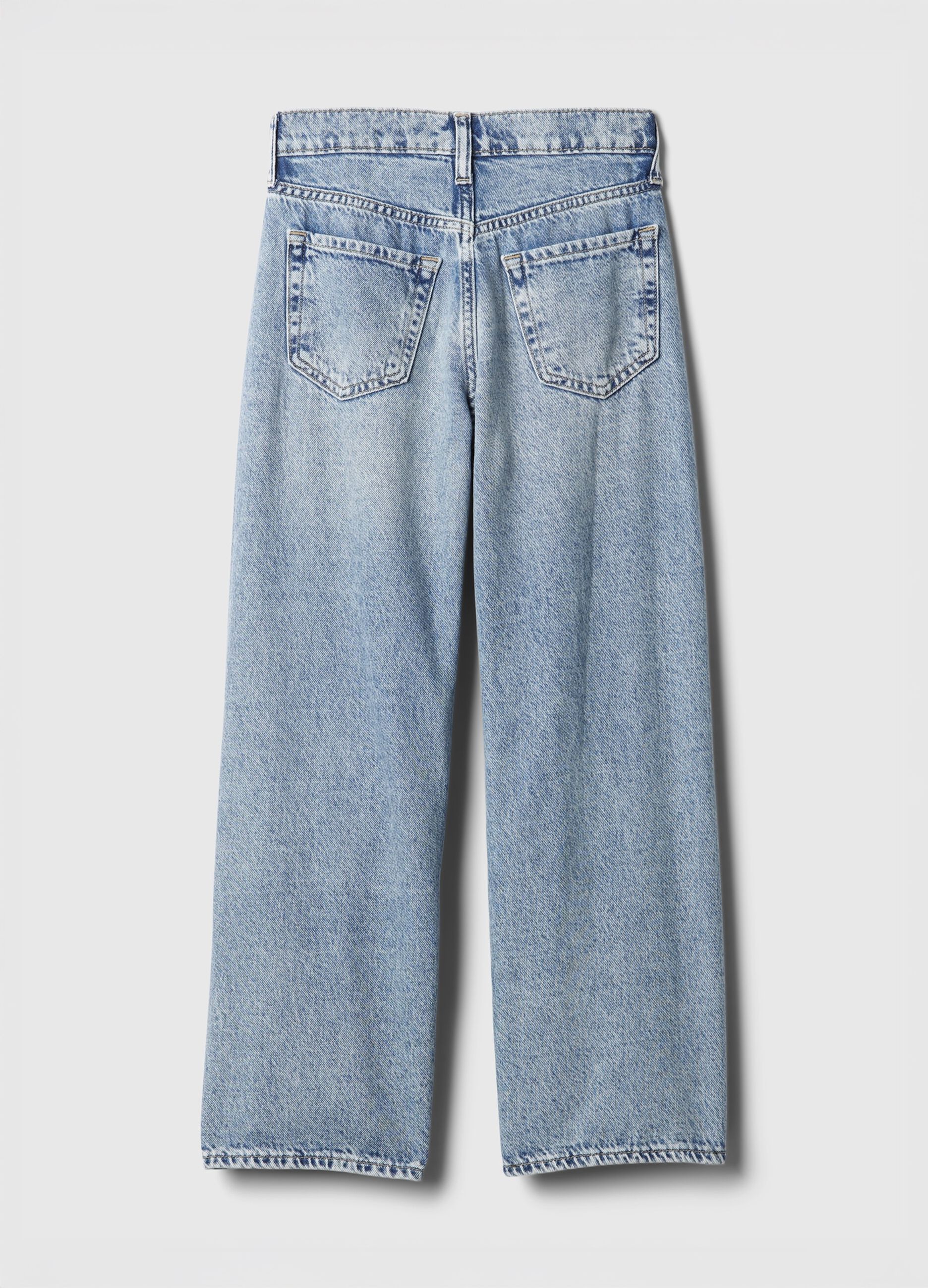 Jeans larghi in denim_4