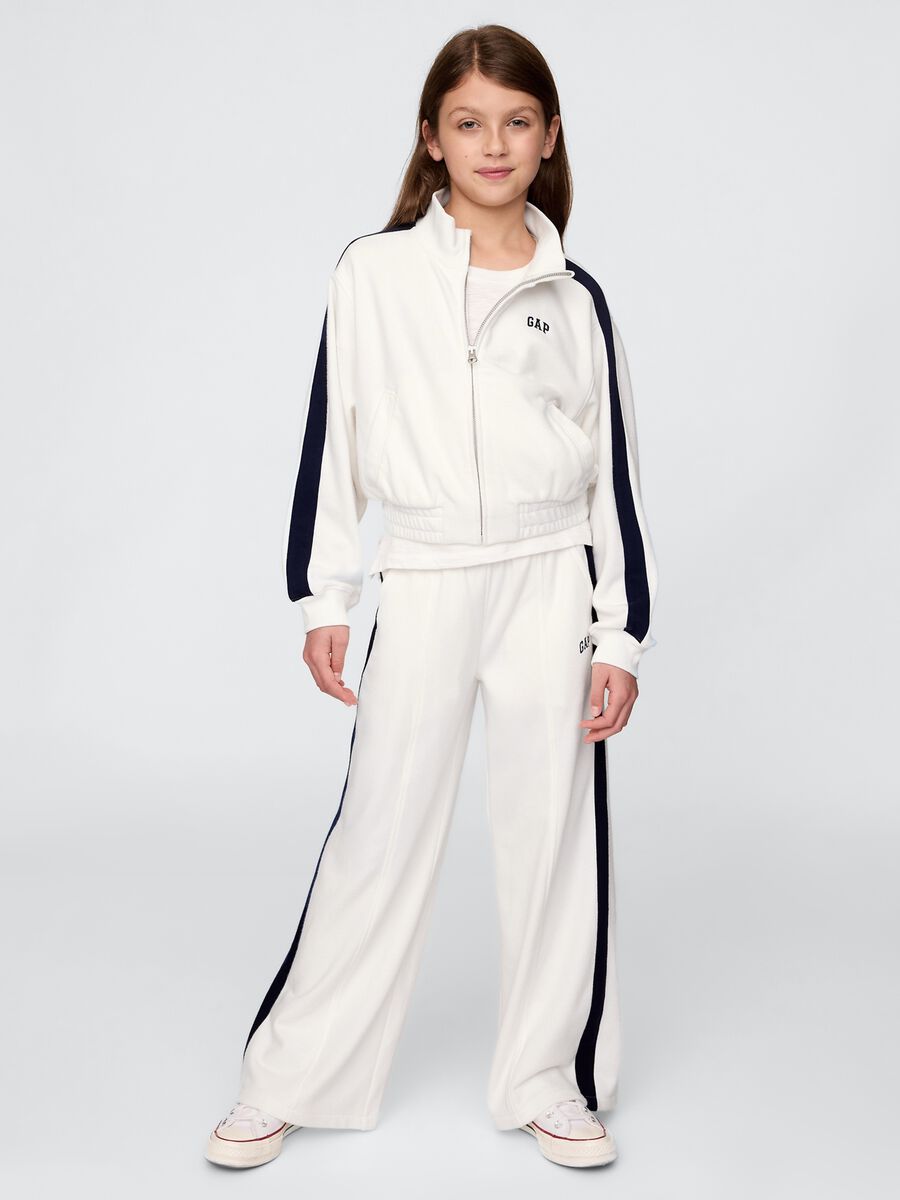 Pantaloni larghi bianchi GAP Kids Bambina_0