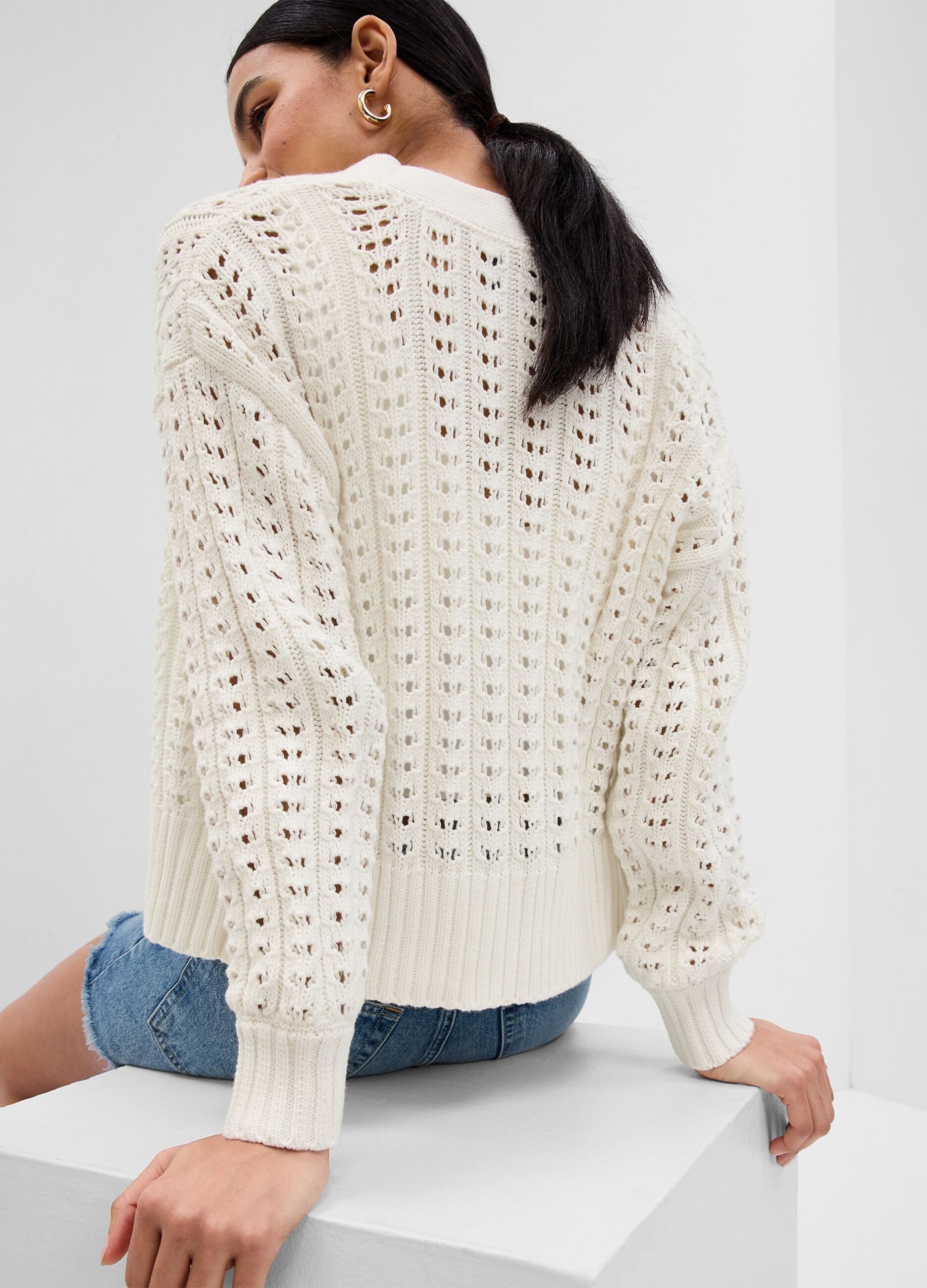 Cardigan in cotone crochet_2