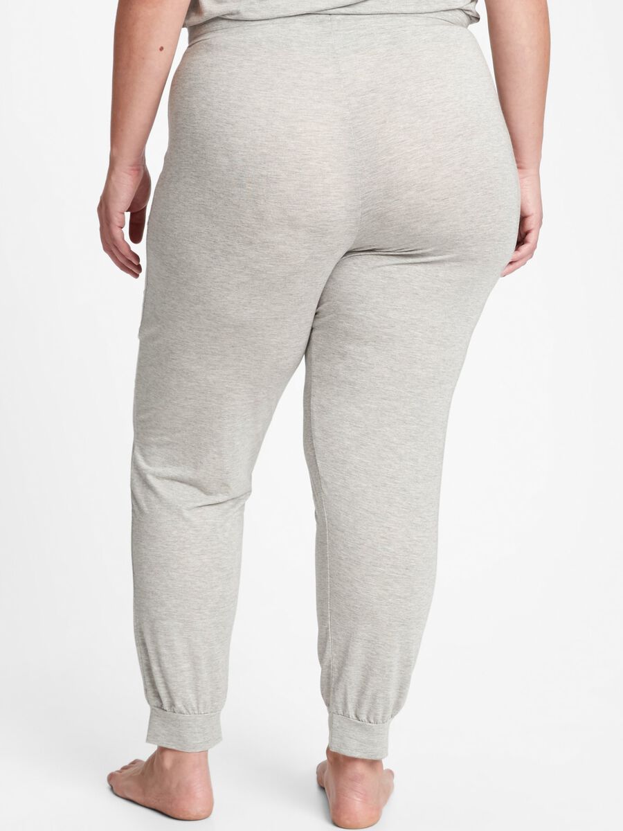 Pyjama trousers with drawstring Woman_3
