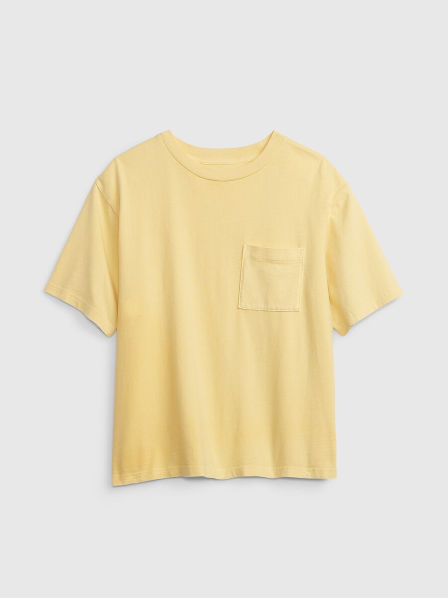 T-shirt in cotone con tasca Uomo_3