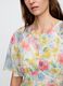 Gap multicoloured floral long dress in viscose and cotton blend_3