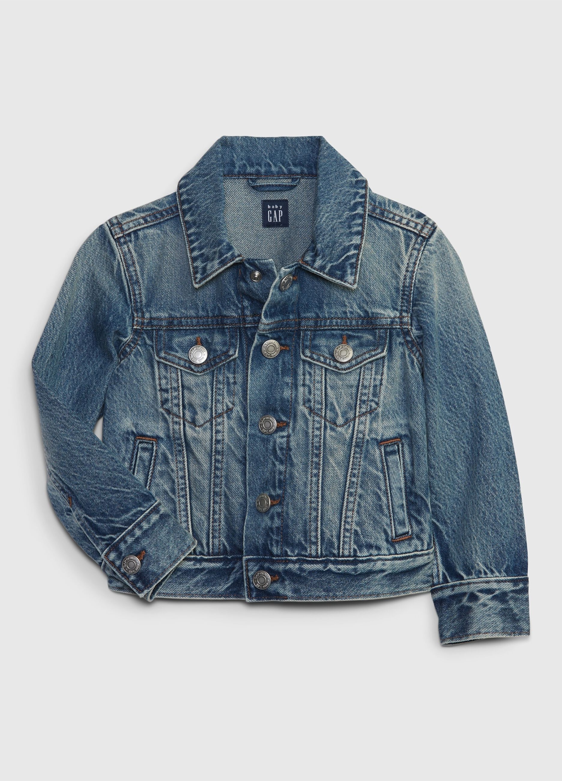 Giacca denim in puro cotone