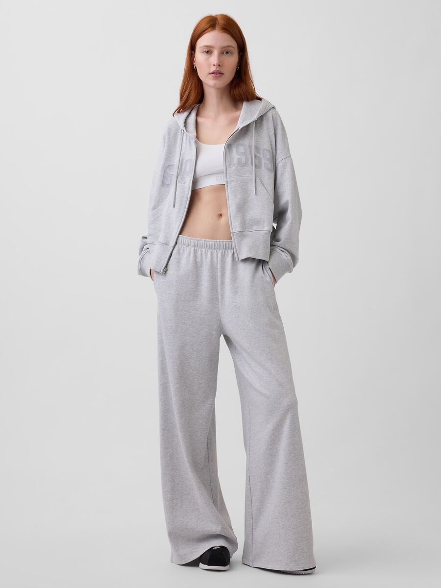 Regular Fit Cotton Blend Trousers Woman_0