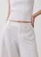 Shorts in misto lino e viscosa_4