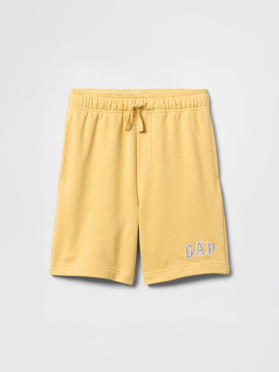 Yellow GAP Kids Cotton Blend Shorts Boy_4