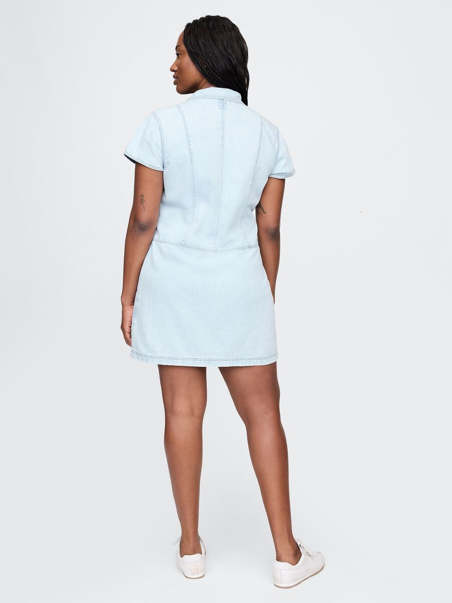 Abito in denim azzurro Gap Donna_5