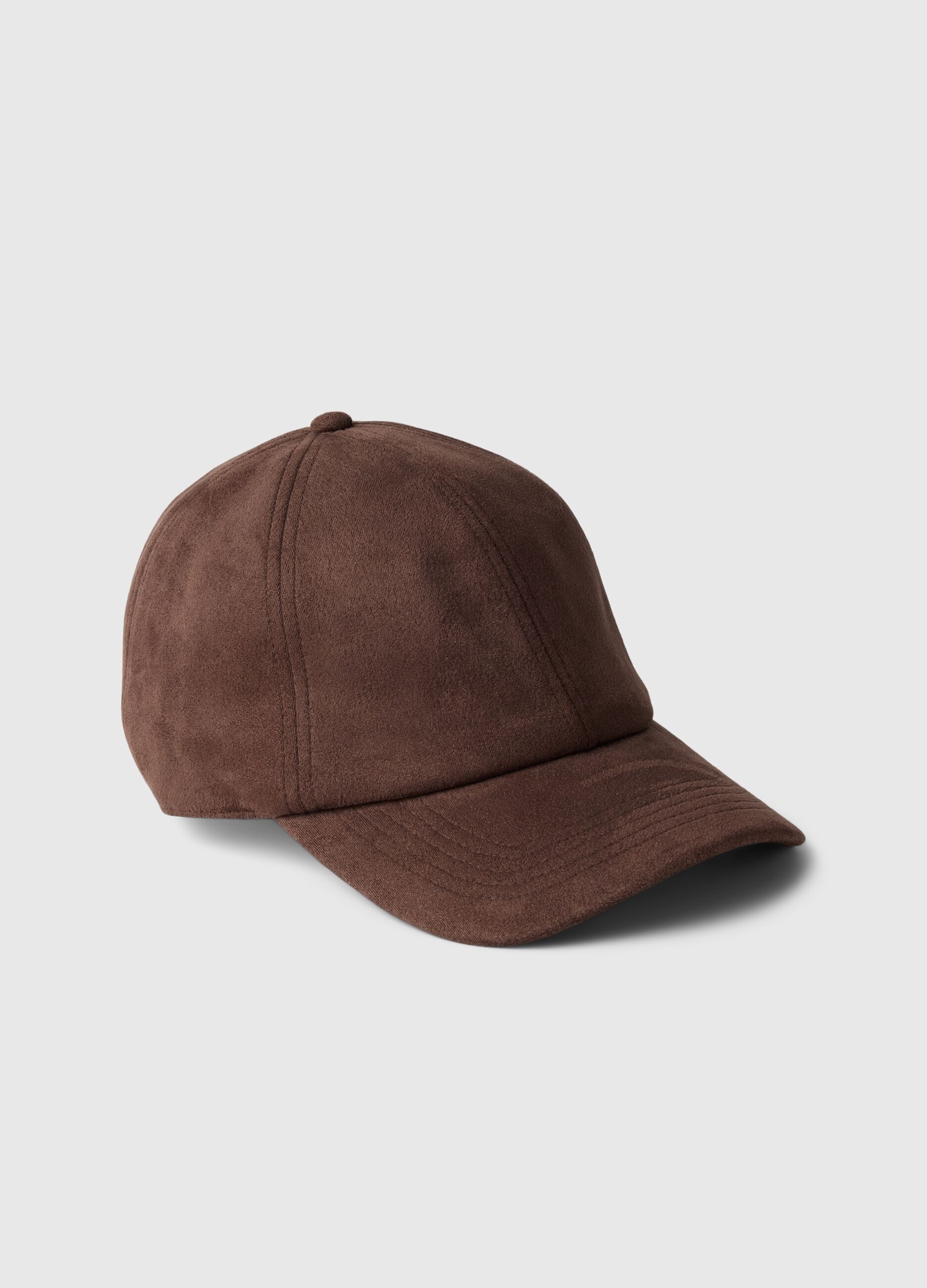 Cappello da baseball scamosciato