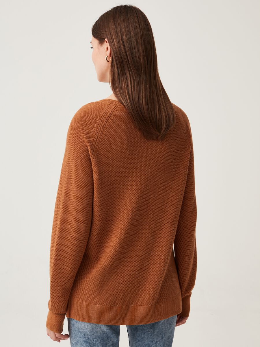 Pullover lungo con maniche raglan Donna_2