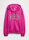 Felpa rosa con cappuccio e zip intera_4