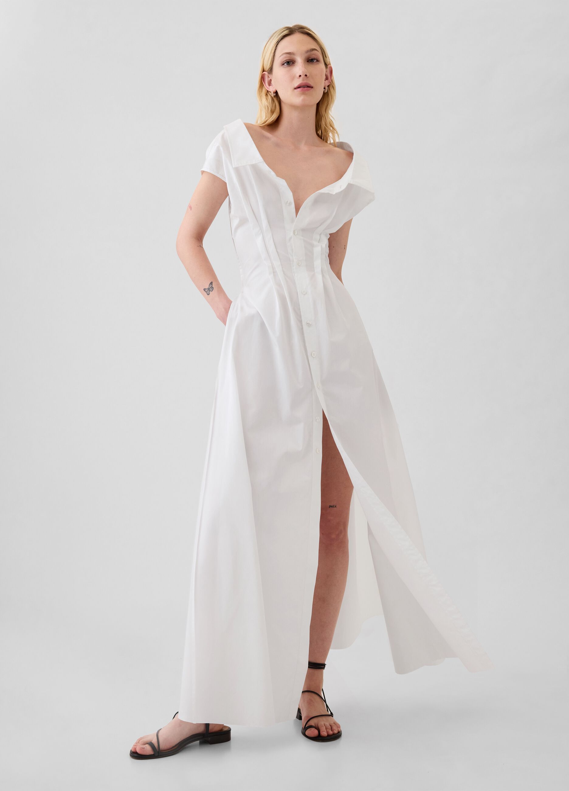 Poplin shirt dress by Zac Posen_6