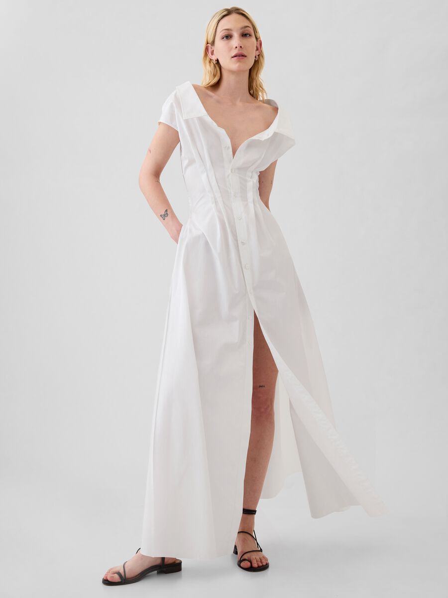 Vestito chemisier in popeline by Zac Posen Donna_6