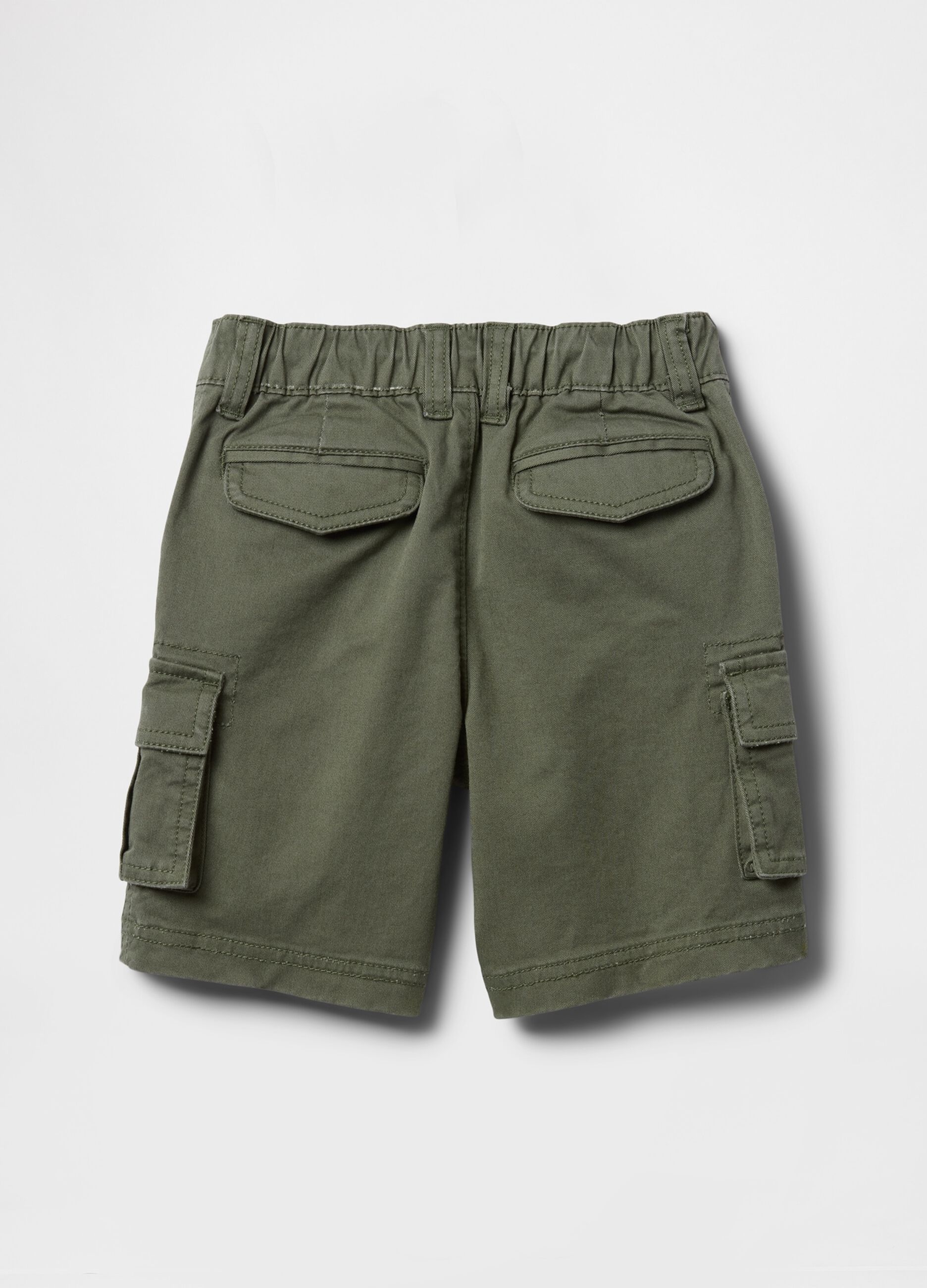 Bermuda verdi con tasche cargo per bambini_2