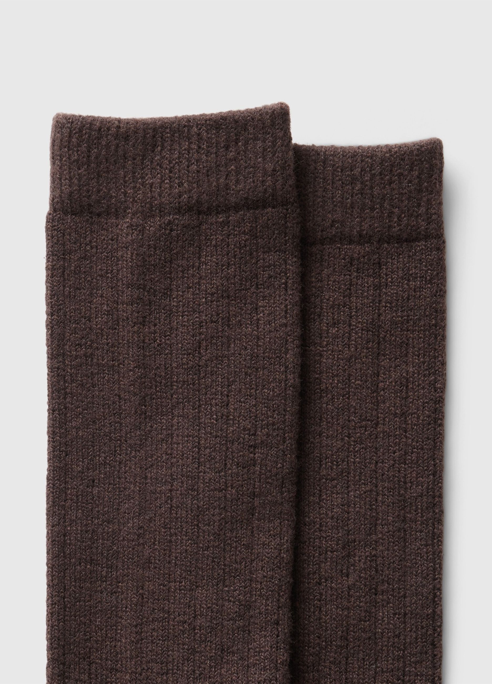 Midi socks with flat ribbing_1