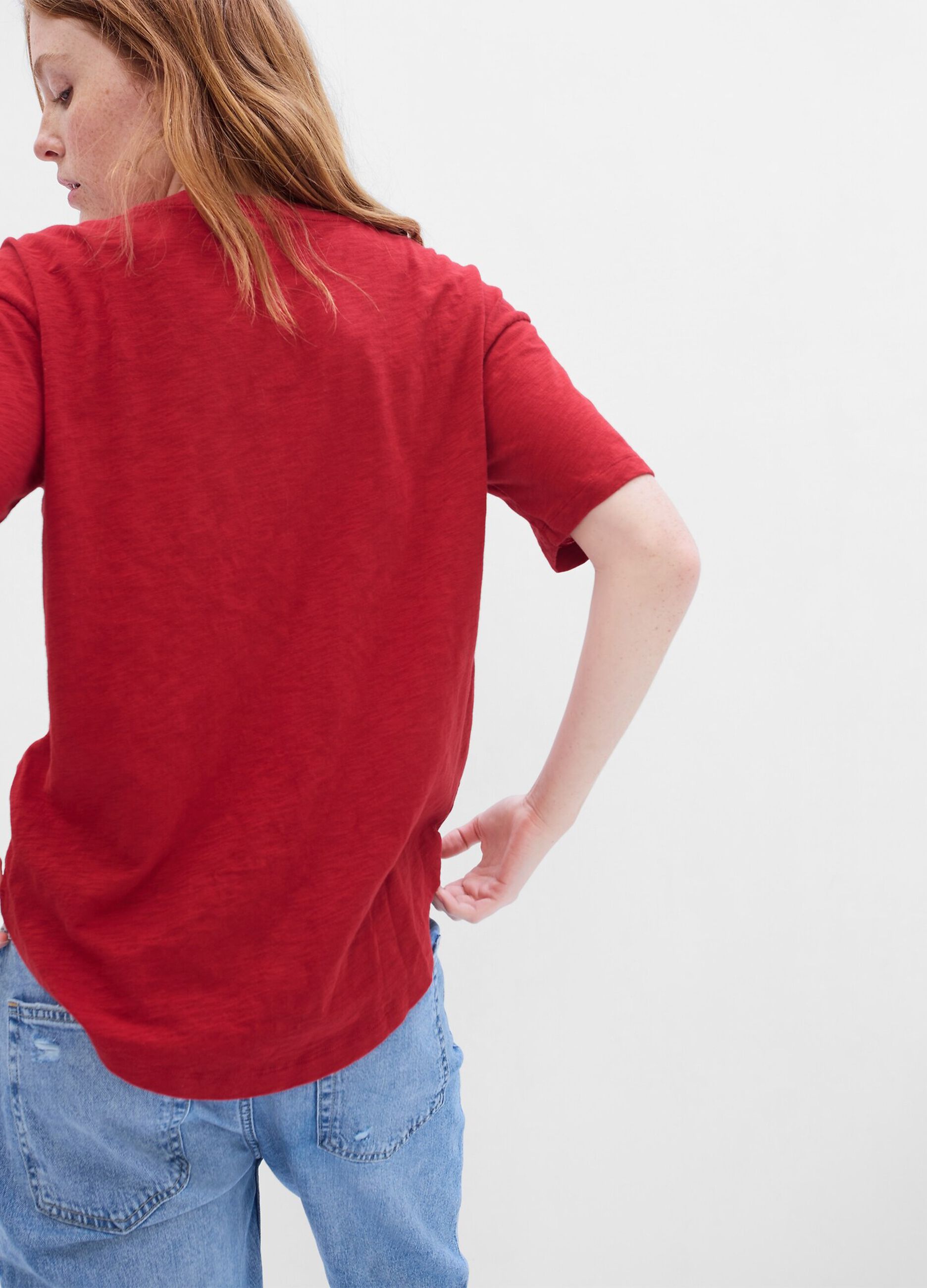 Jersey slub T-shirt with logo print_1