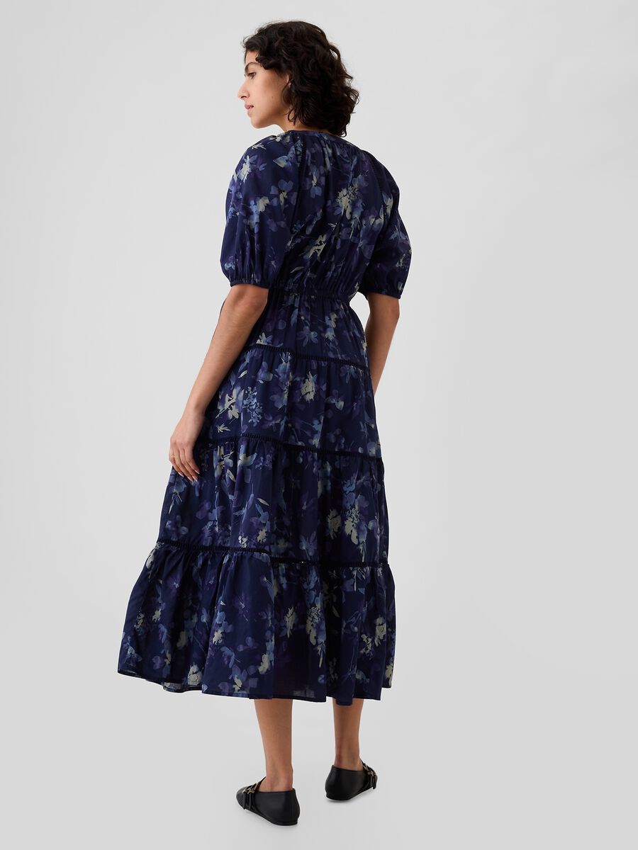 Long shirt dress with flounces Woman_1