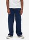 Pantaloni blu per bambino in tessuto elasticizzato_1