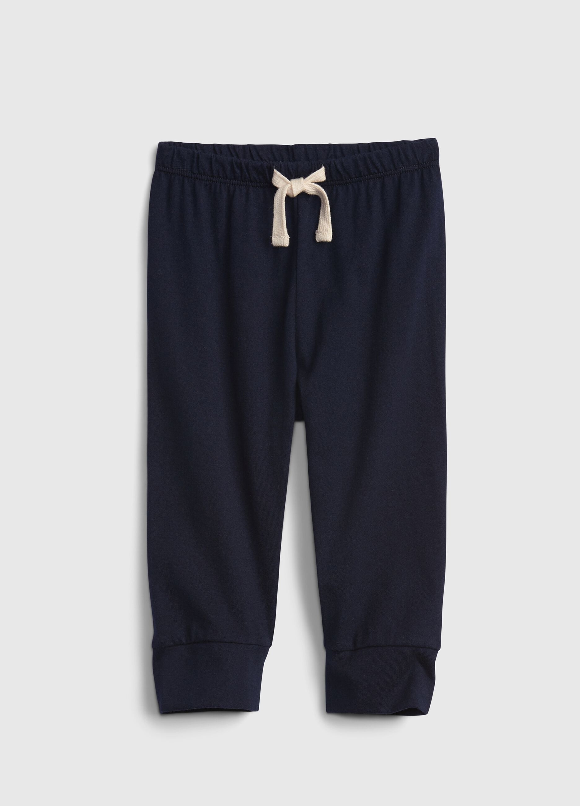 Joggers in cotton with drawstring_0