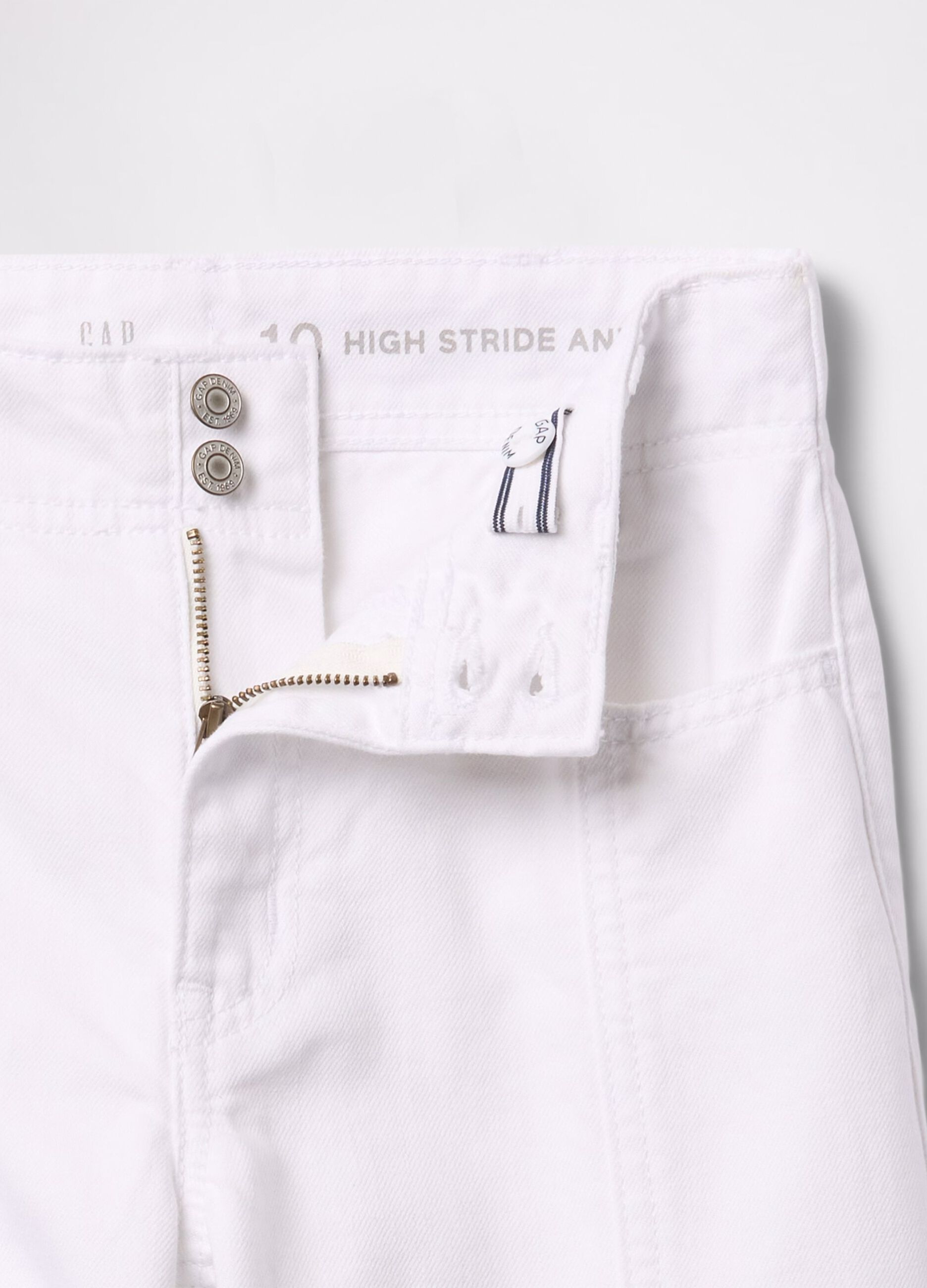 Pantaloni in denim bianchi a gamba larga_4