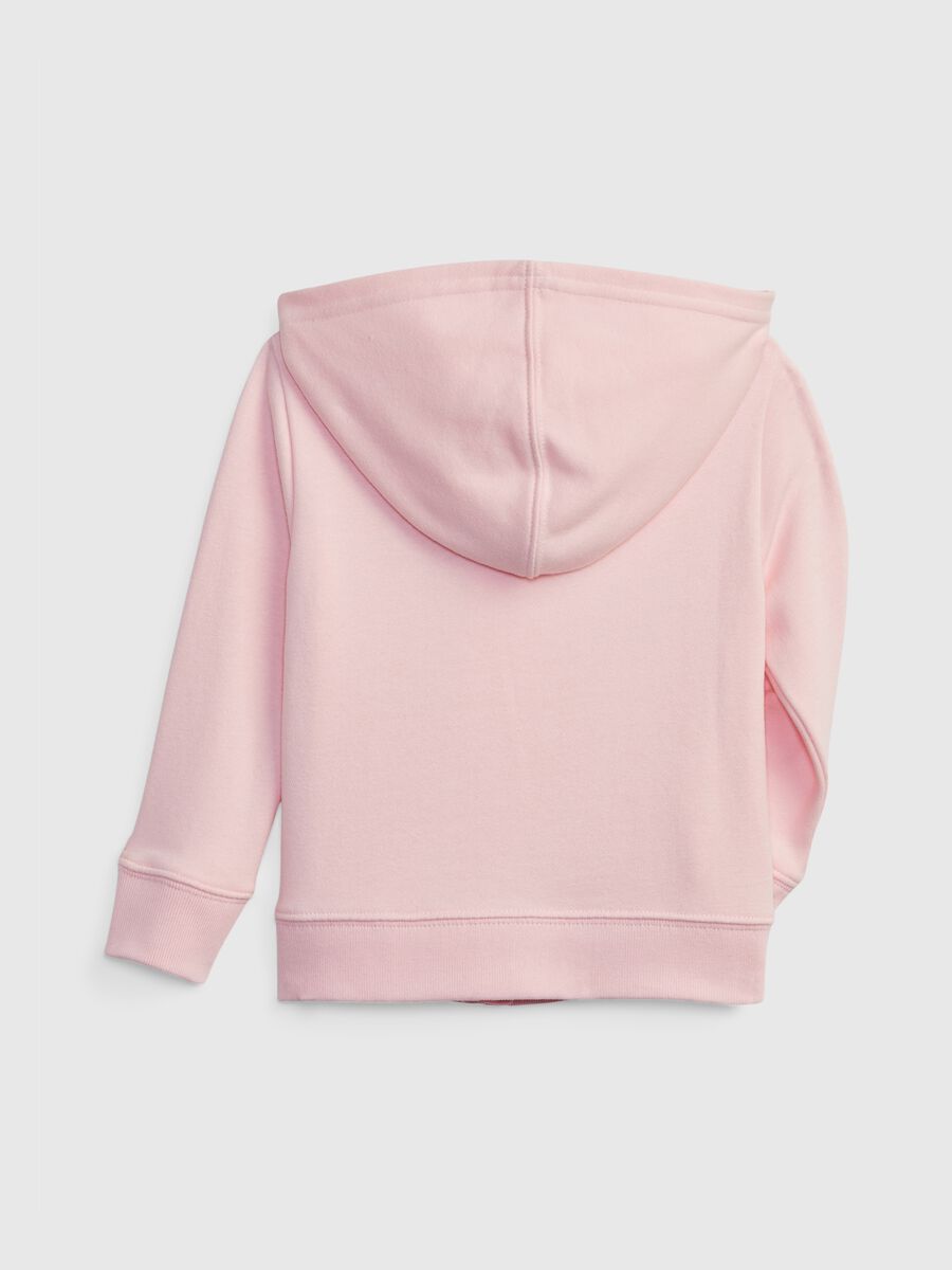 Full-zip con cappuccio e patch logo Bimba_1