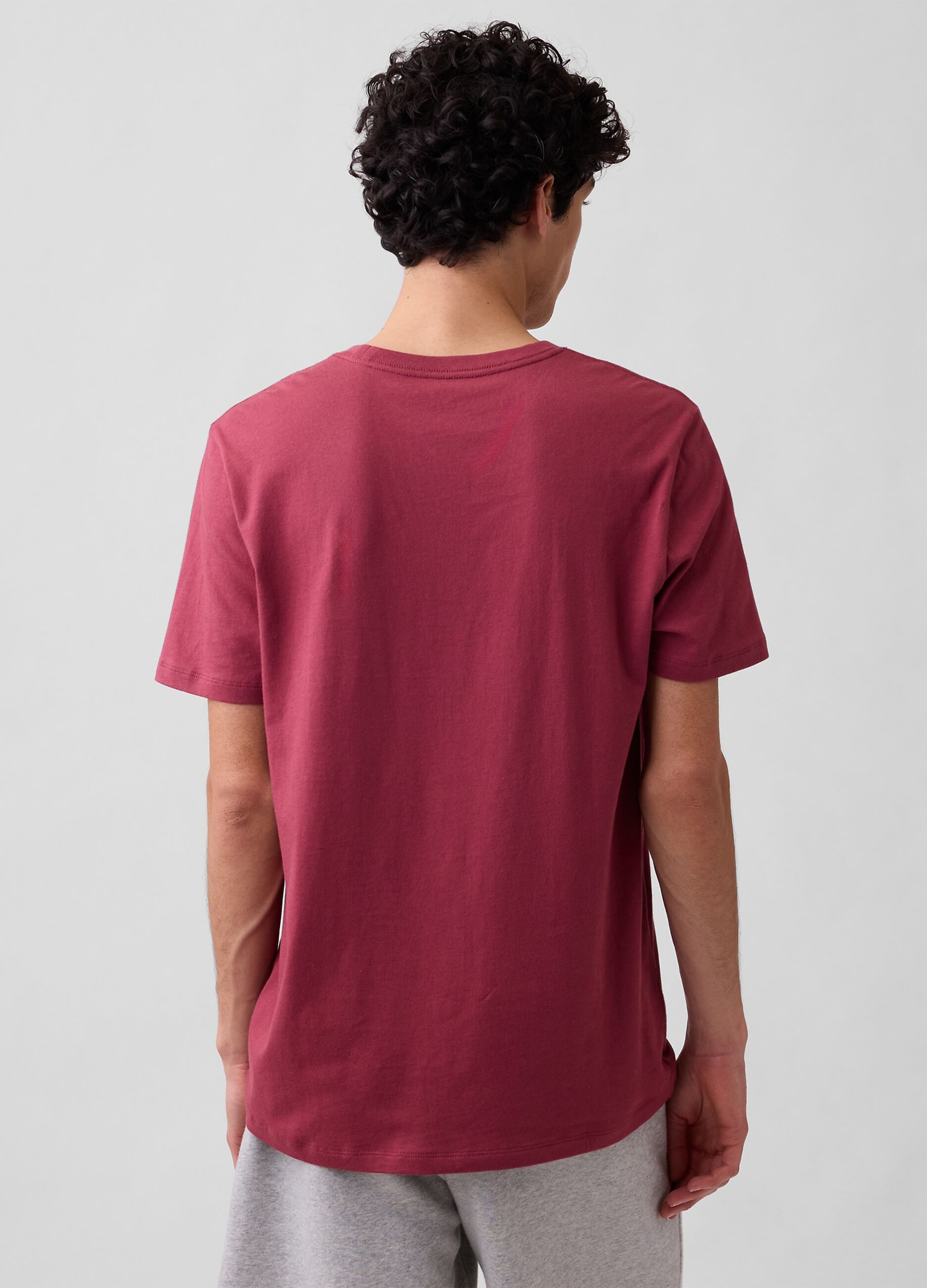 T-shirt a maniche corte in cotone con logo GAP
