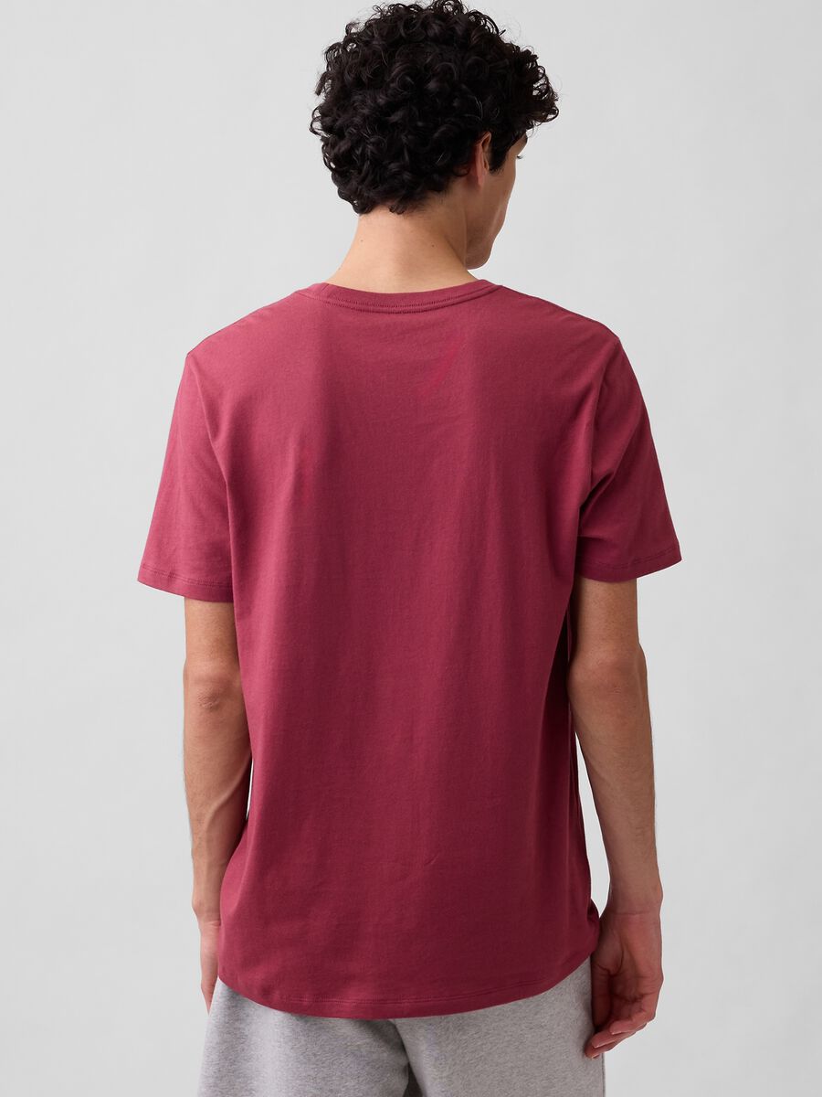 T-shirt a maniche corte in cotone con logo GAP Uomo_1