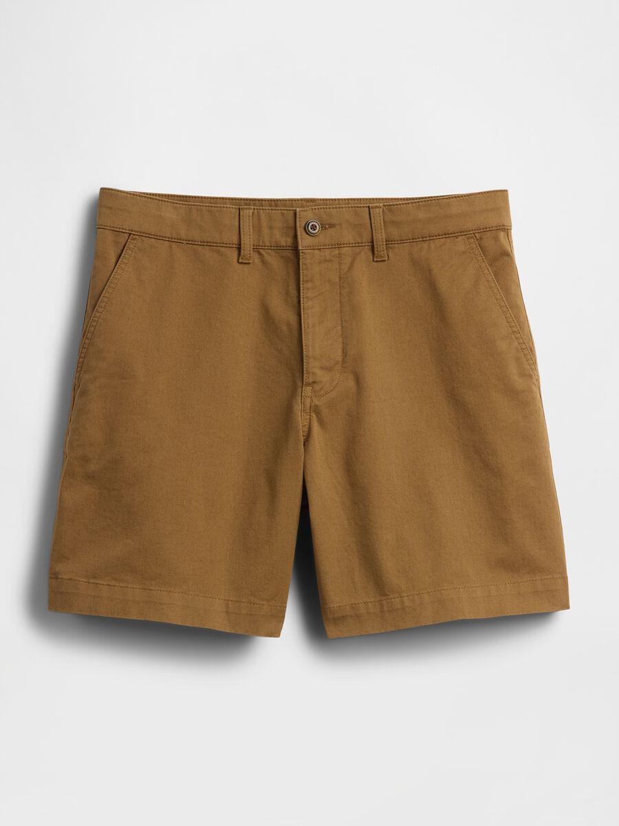 Stretch cotton shorts Man_5