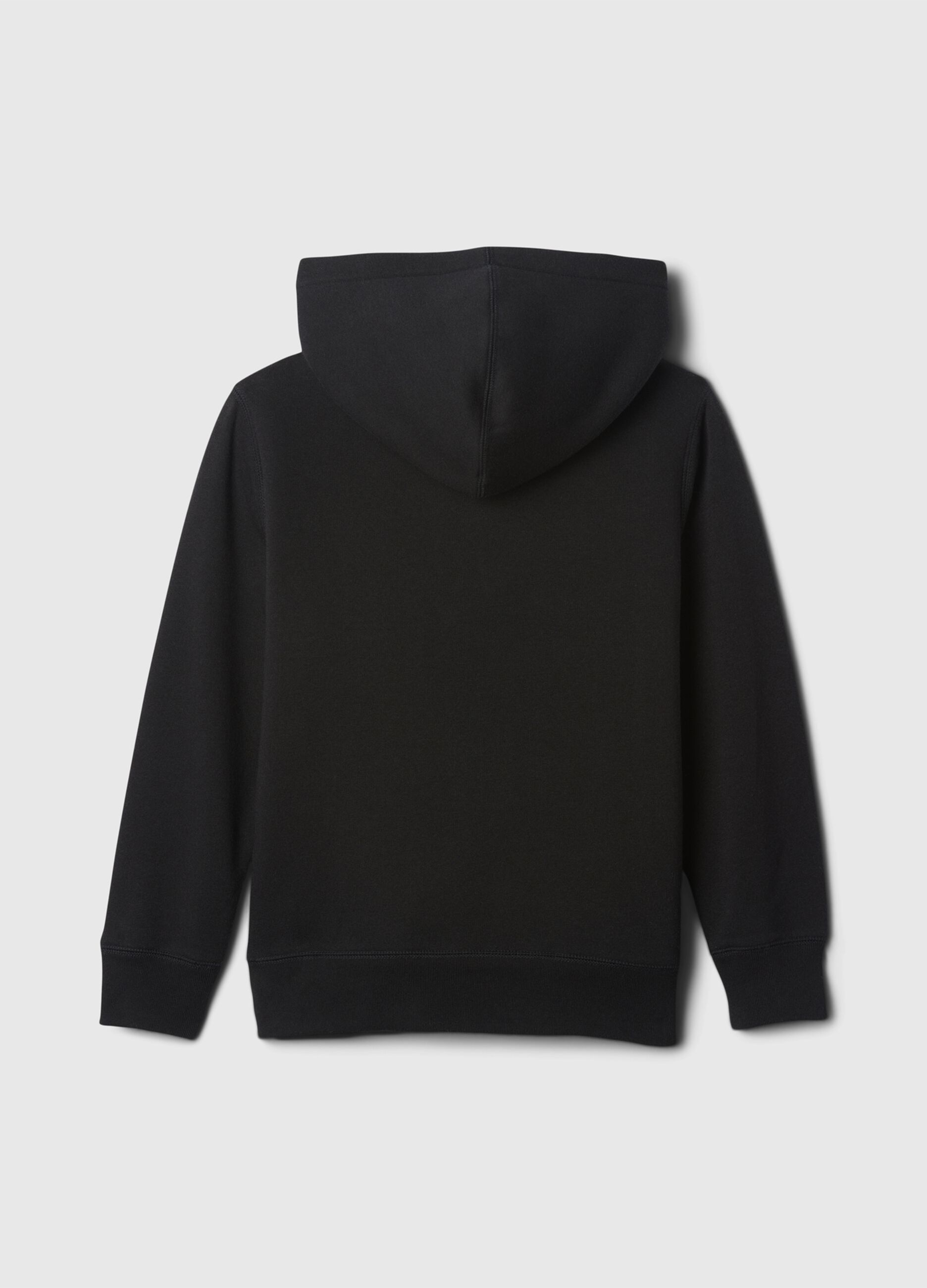 Full-zip sweatshirt and hood with sherpa lining_1