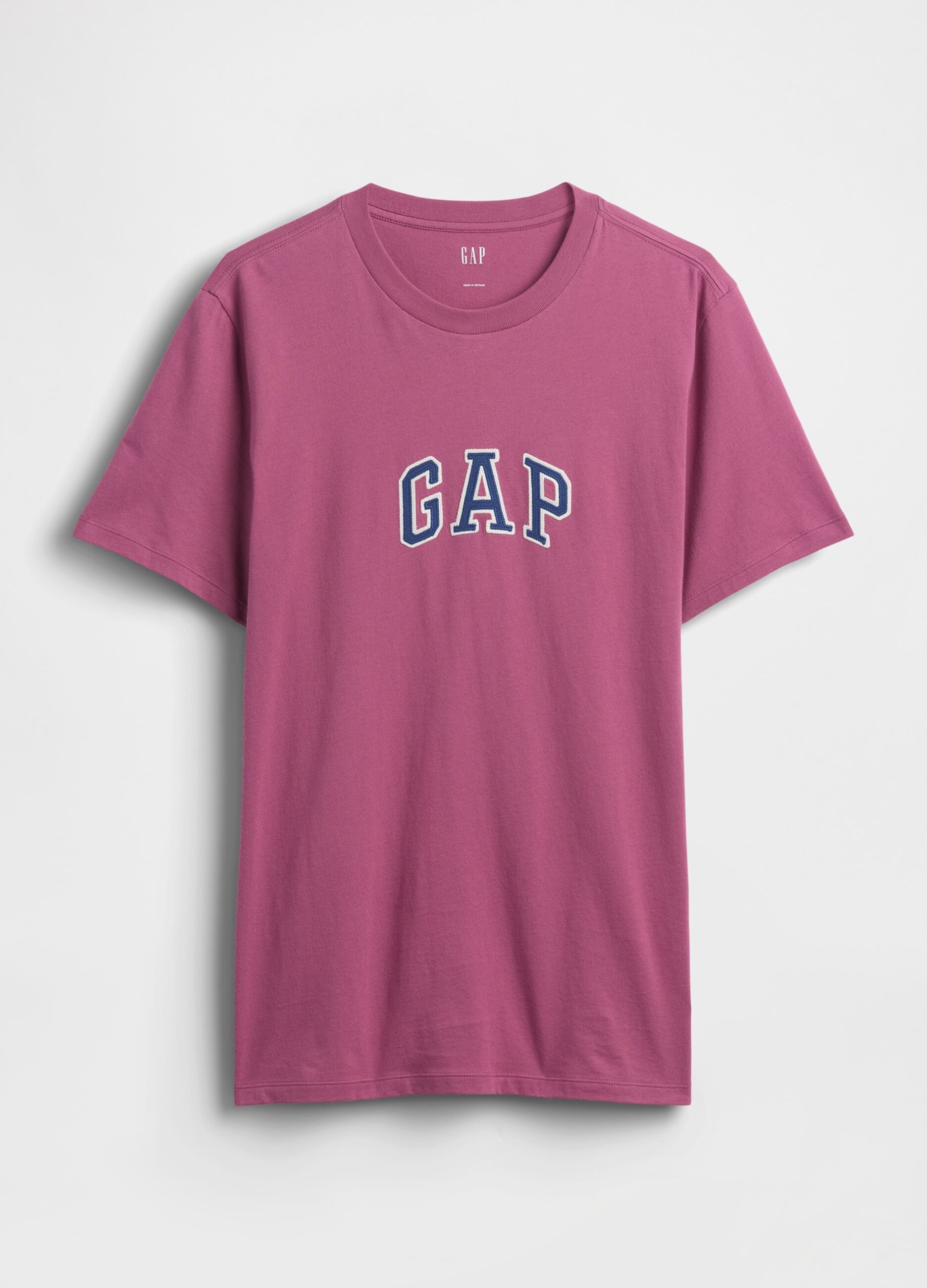 T-shirt a maniche corte con logo GAP in puro cotone