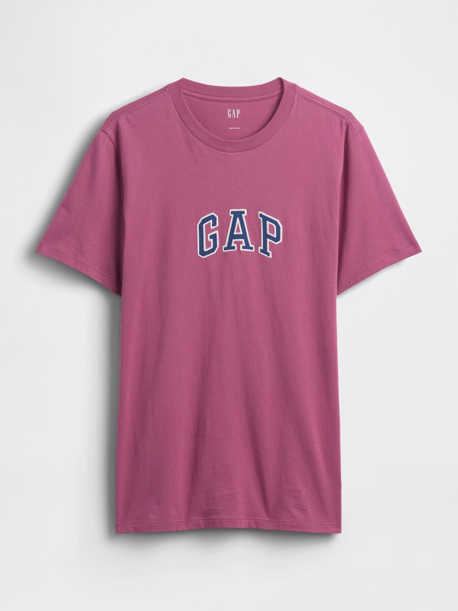 T-shirt a maniche corte con logo GAP in puro cotone Uomo_3