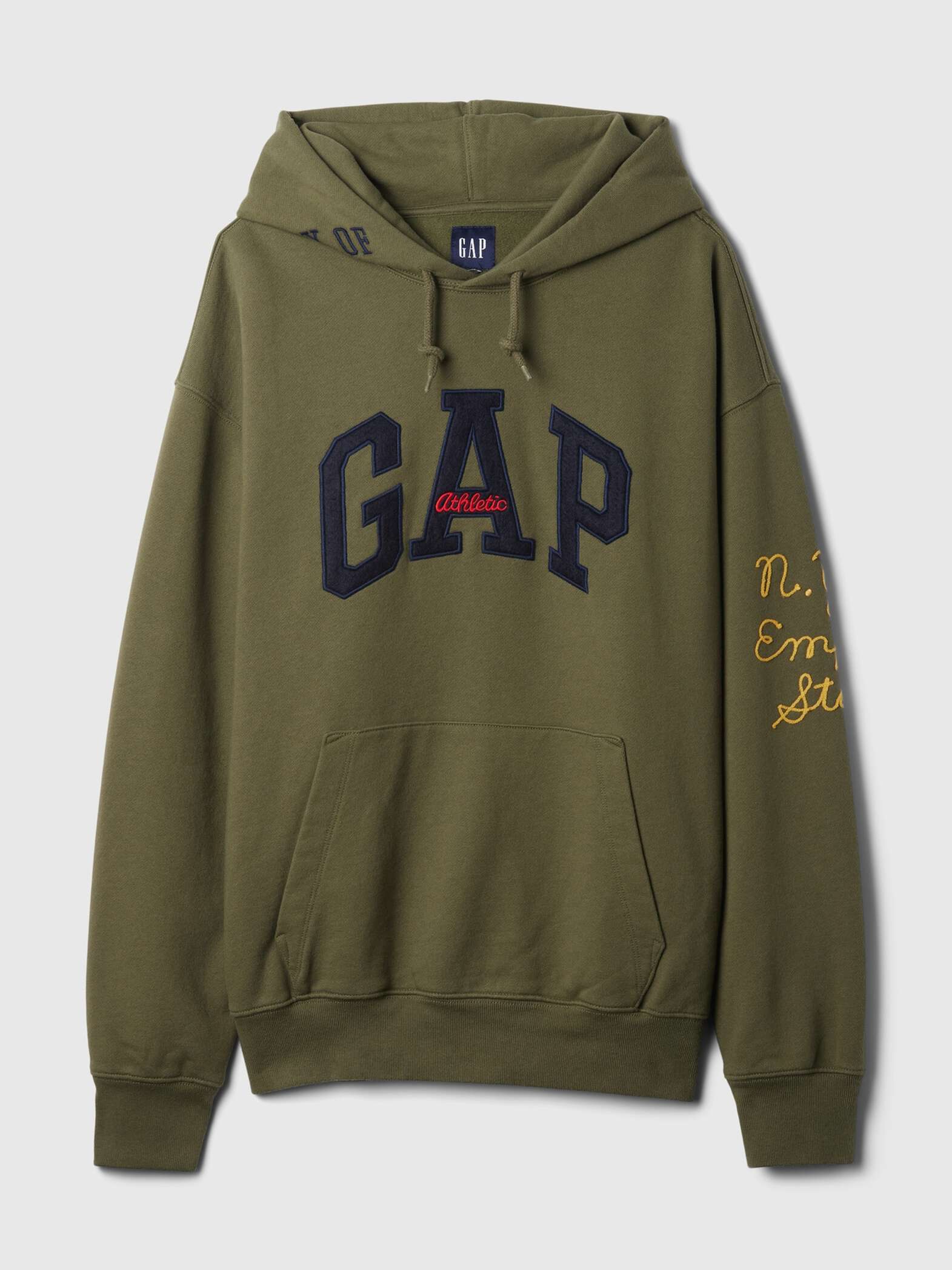 Felpa con cappuccio e patch logo_4