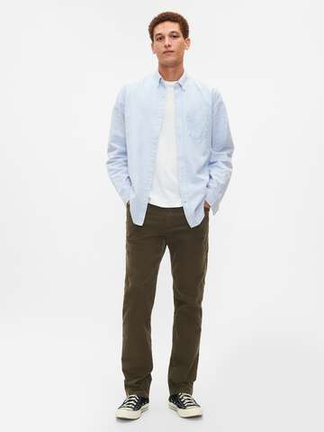 Pantalone straight fit in corduroy stretch_0