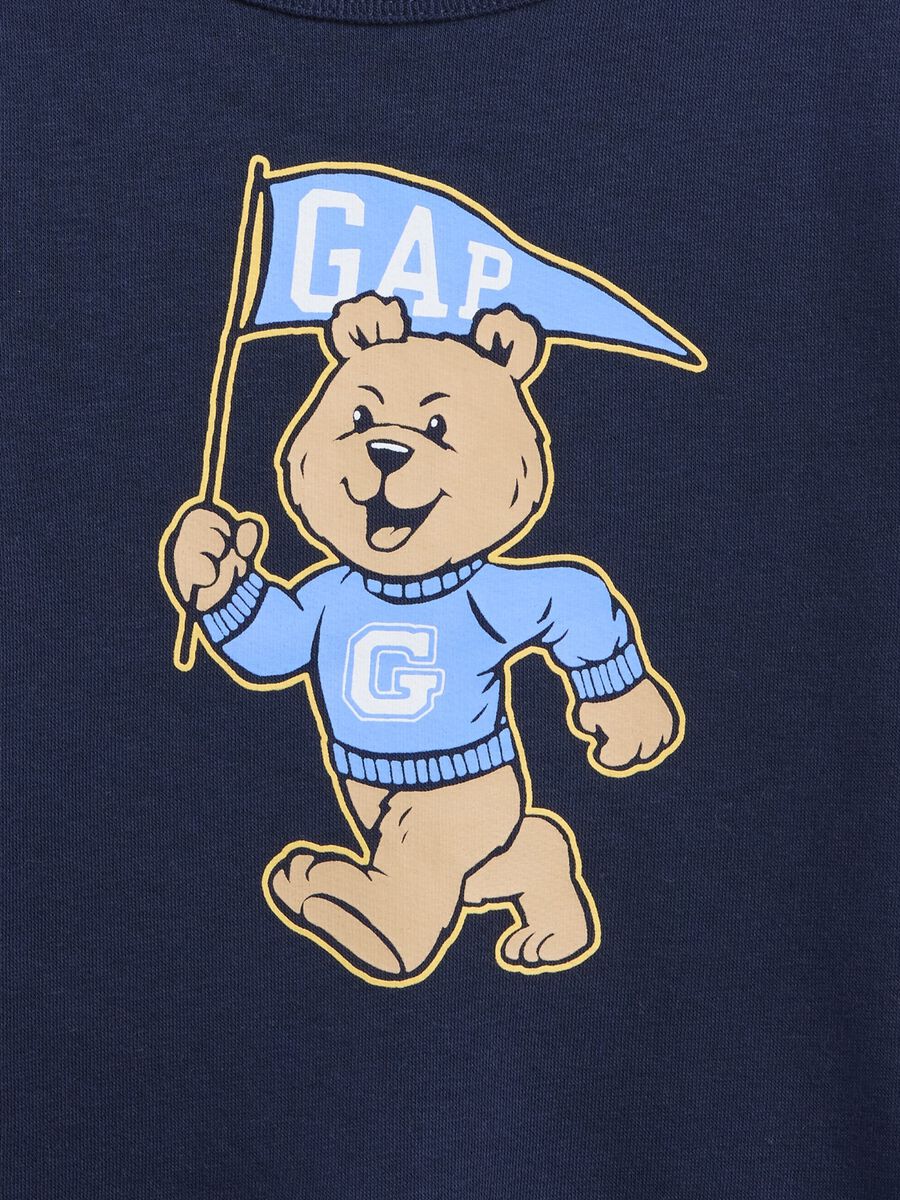 Felpa blu per bambino in misto cotone Bambino_2