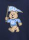 Felpa blu per bambino in misto cotone_2