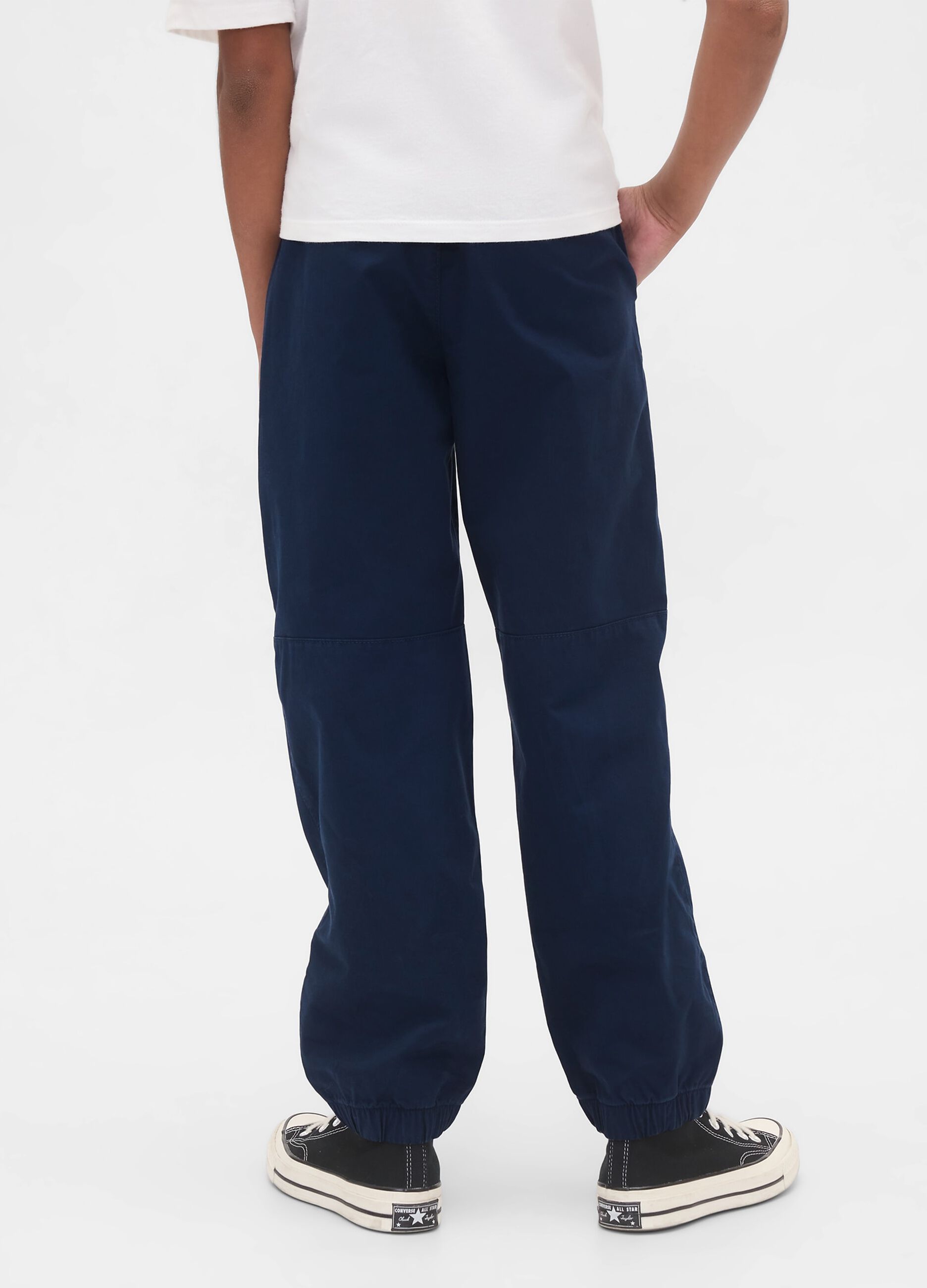Pantaloni blu elasticizzati_2