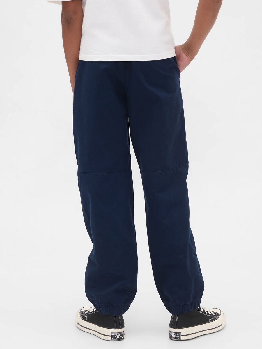 Pantaloni blu elasticizzati Boy_2