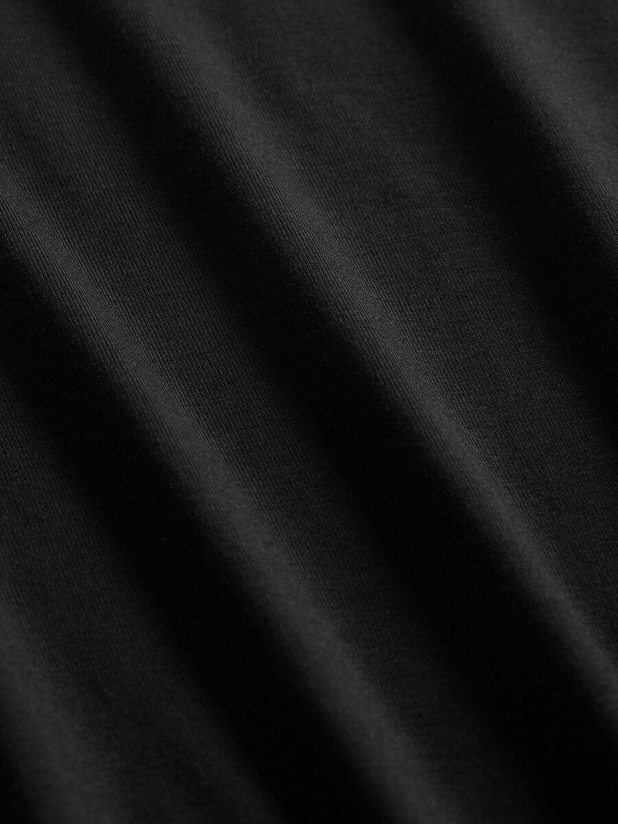 Pigiama nero elasticizzato Donna_5
