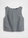 Top in misto lino a quadretti_3