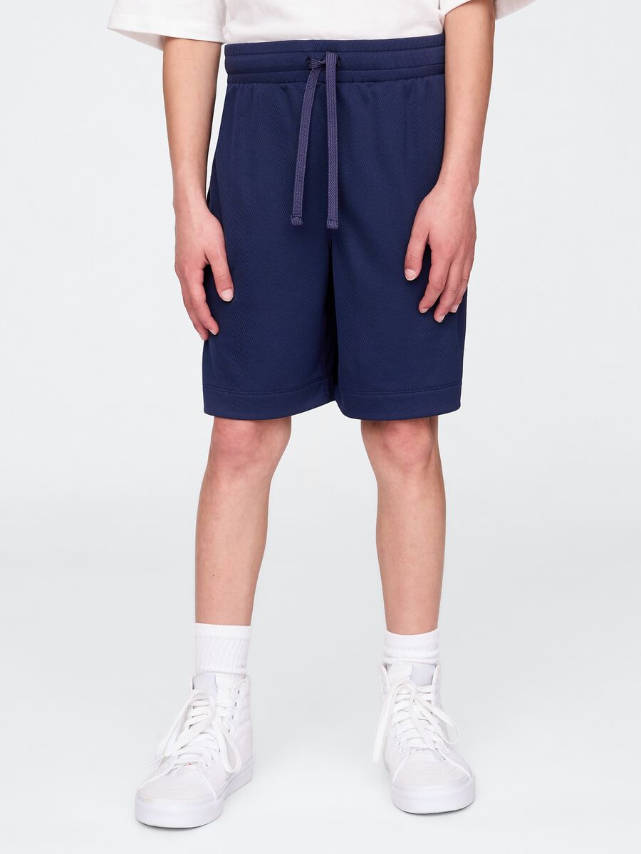 Shorts blu in cotone Boy_1