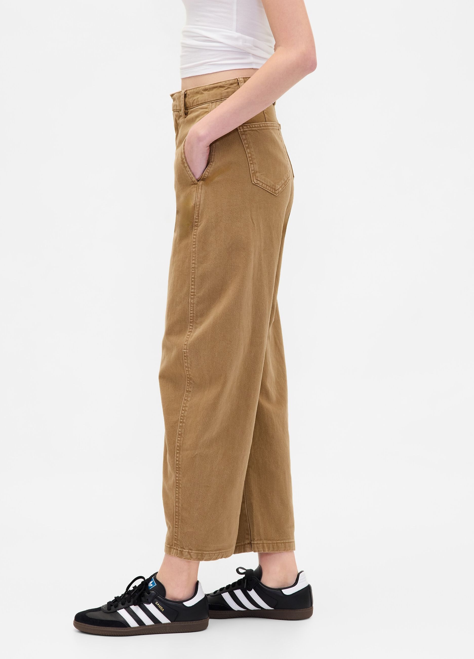 Brown Cotton Trousers