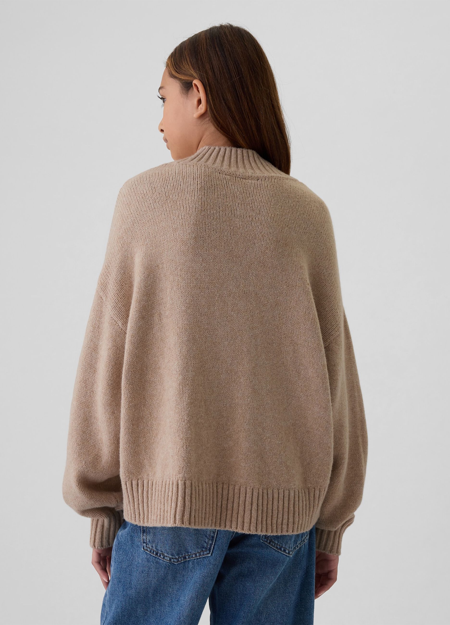 Oversized pullover with mock neck_2