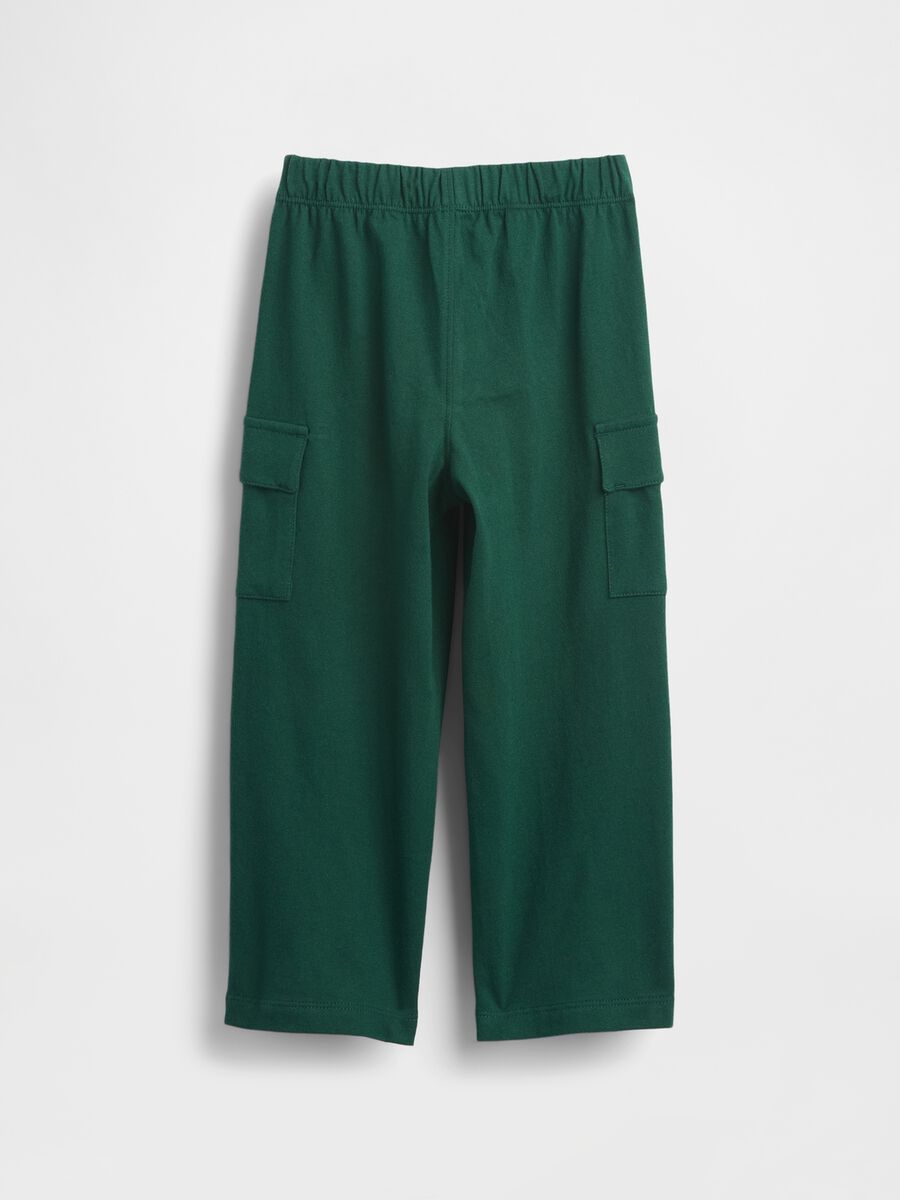 Pantaloni verdi in cotone per bambino Bimbo_1
