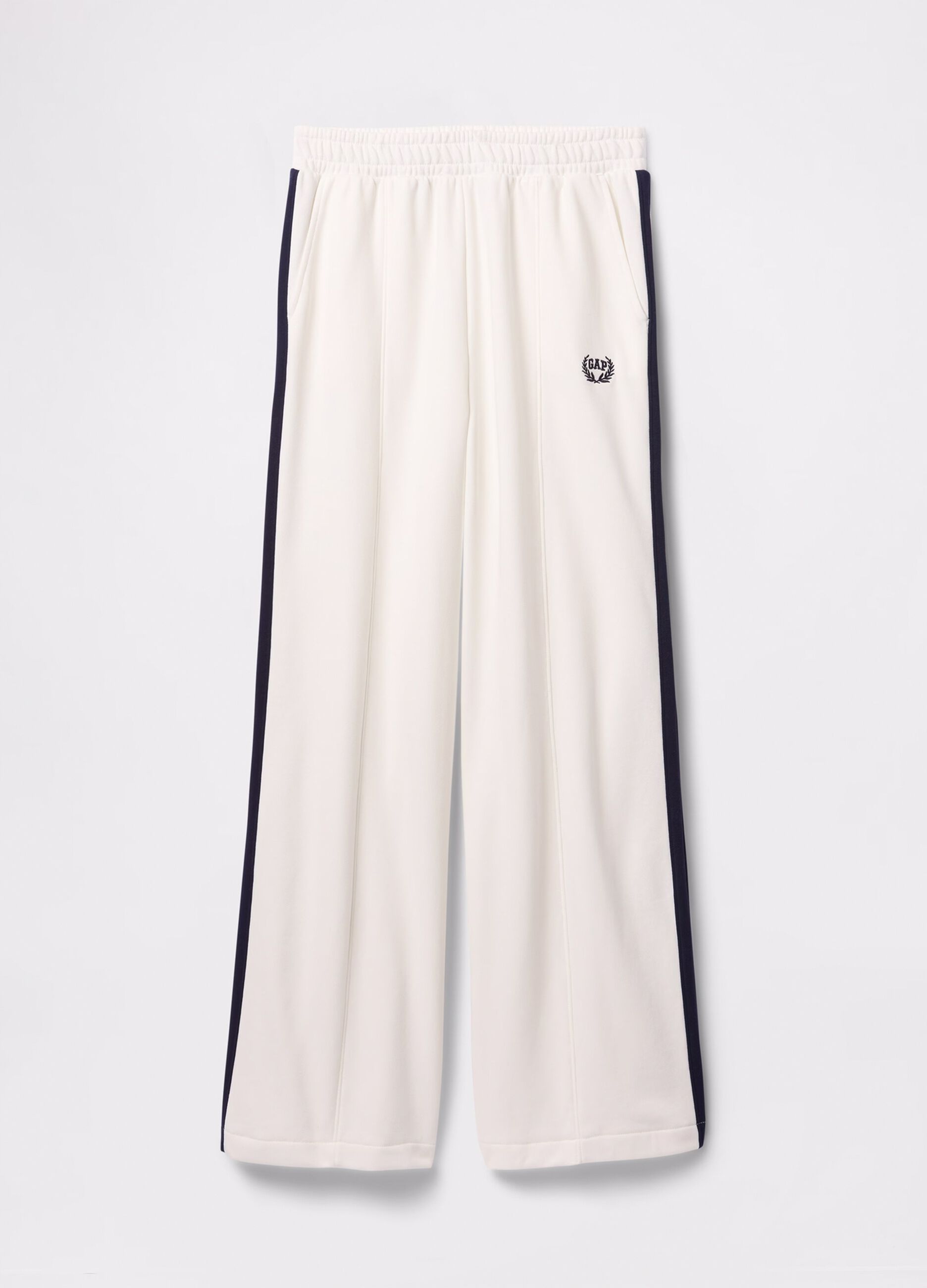 Pantaloni bianchi in misto cotone_4