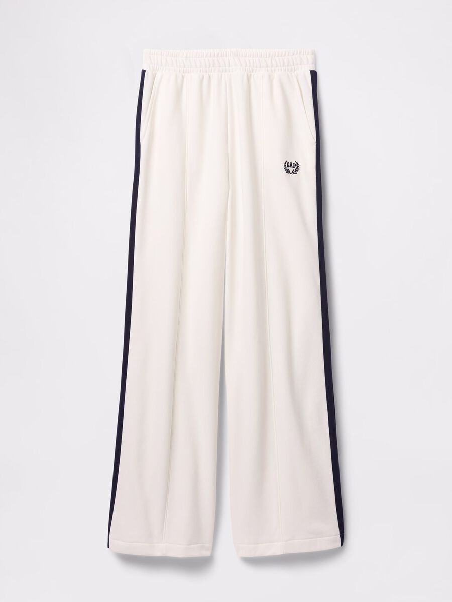 Pantaloni bianchi in misto cotone Gap Donna_4