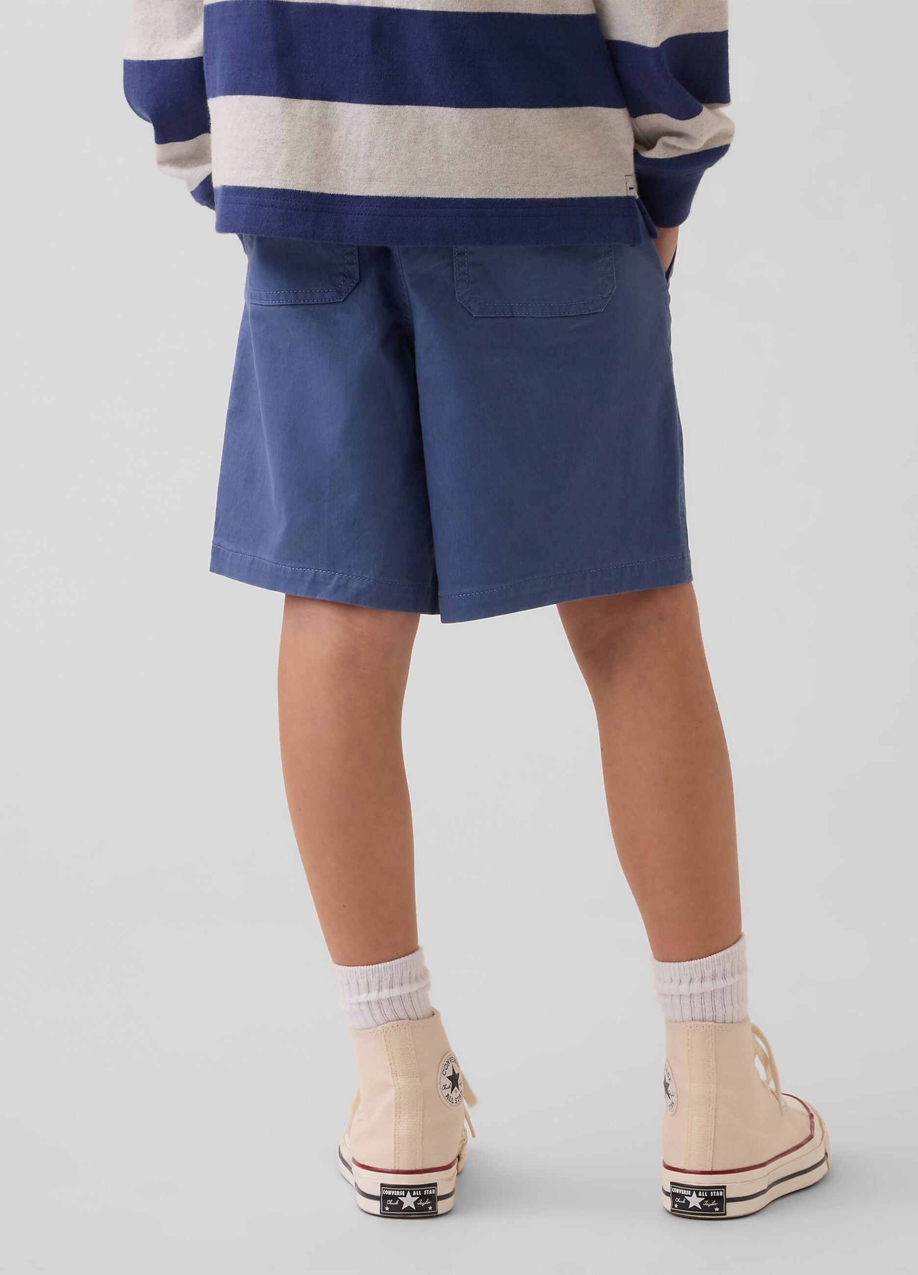Shorts in cotone elasticizzato