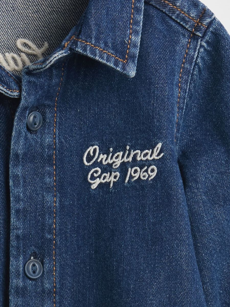 Blue Cotton Babygrow Newborn Boy_3