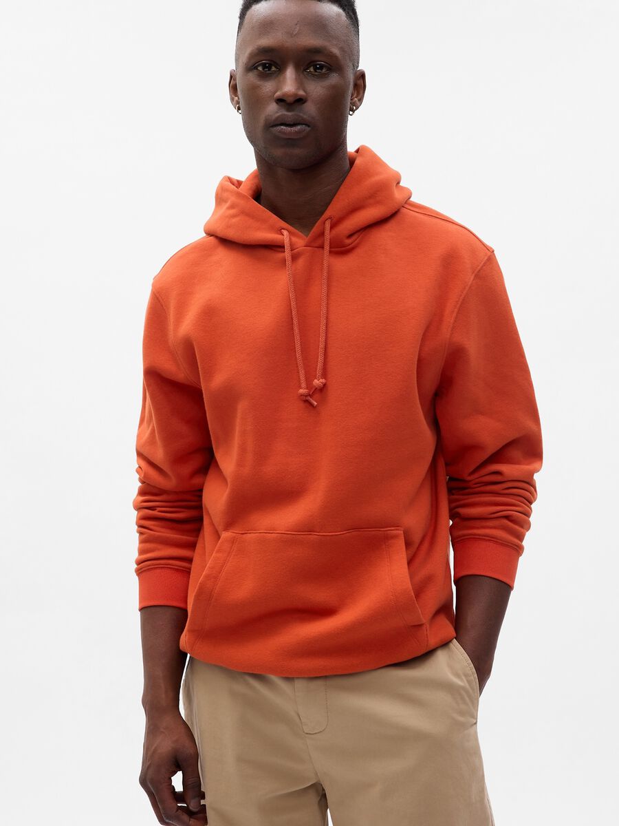 Sweatshirt with hood and pocket Man_1